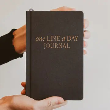One line A Day Fabric Journal - Sweet Water Decor