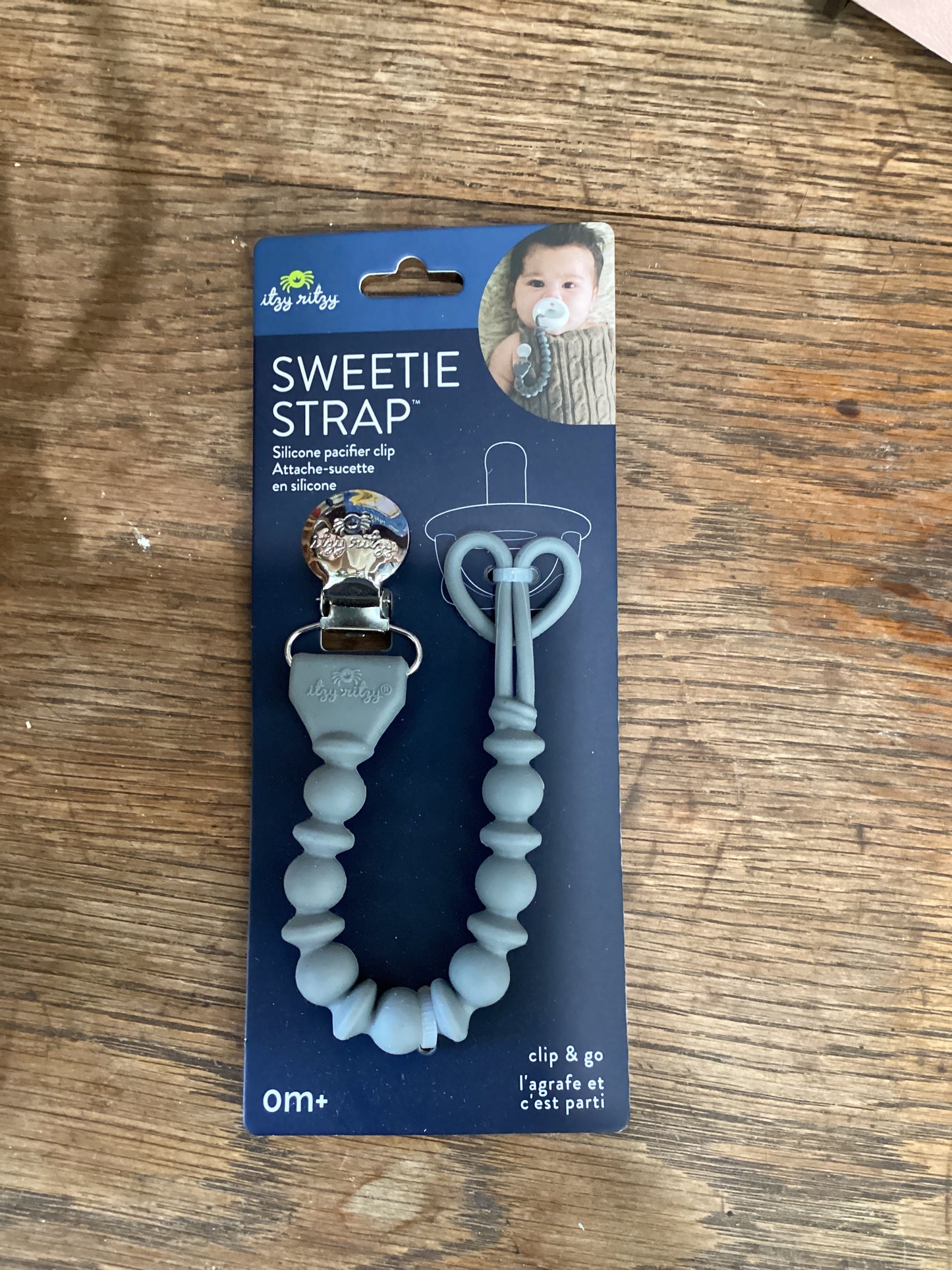 Sweetie Strap -Beaded Pacifier Clip