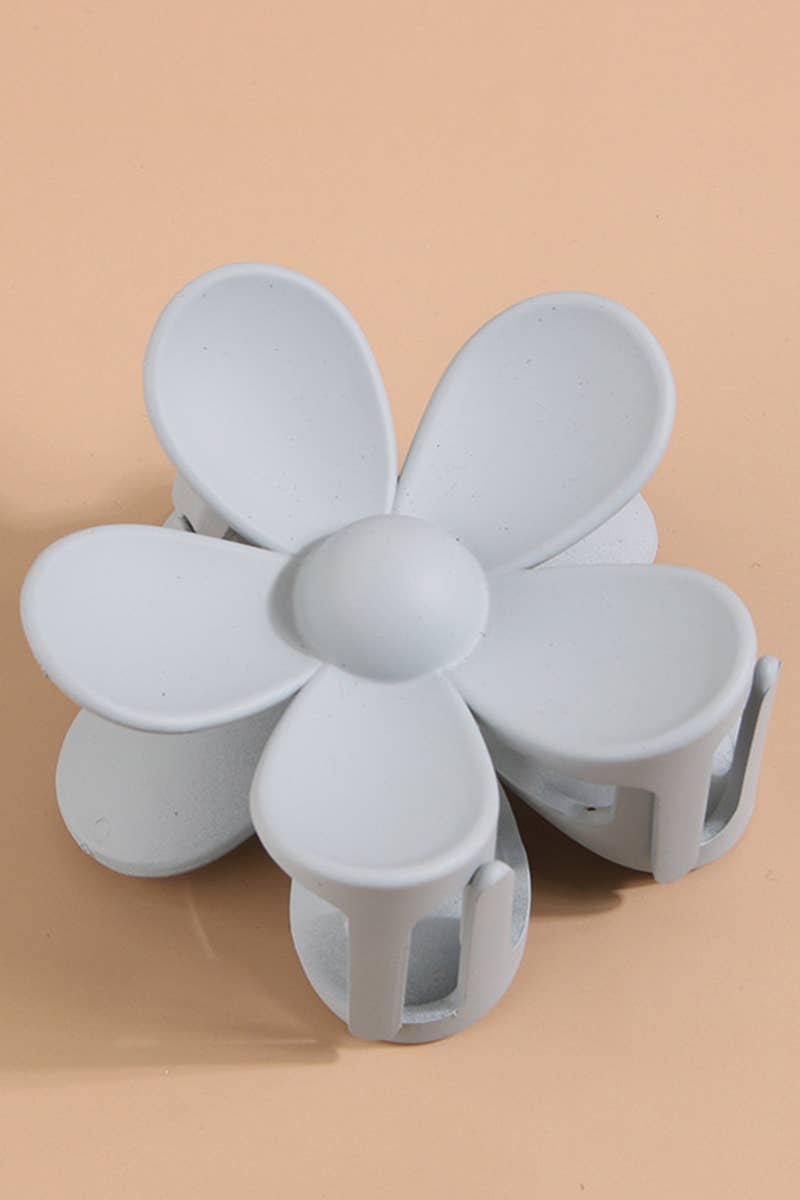 Matte Floral Hair Claw Clip–Cute & Strong Hold