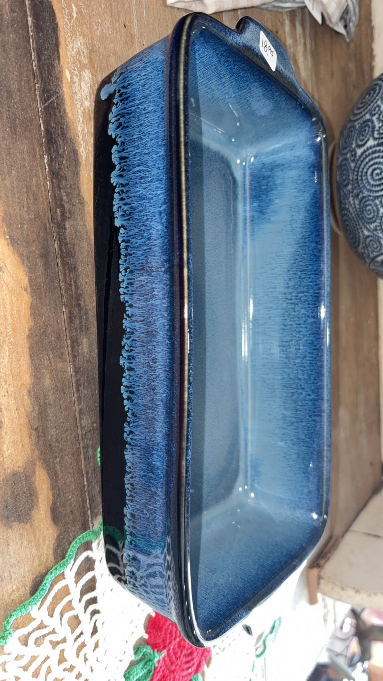 Blue Dish -Antique