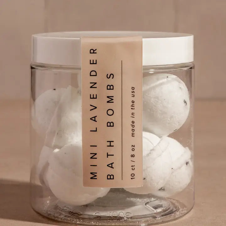 Mini Lavender Bath Bombs - Our Lavender Co.