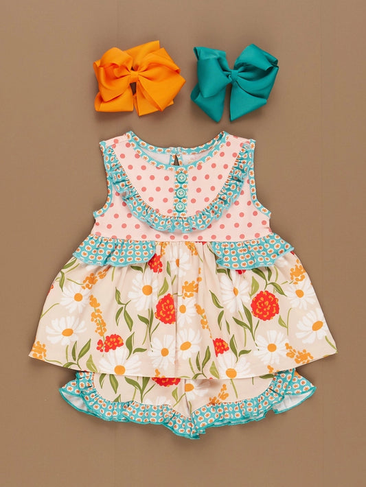 Daisy Janes Ruffle Trim Outfit