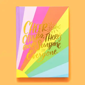 Hardcover Notebook - "Cheer For Others..." - Taylor E. Designs