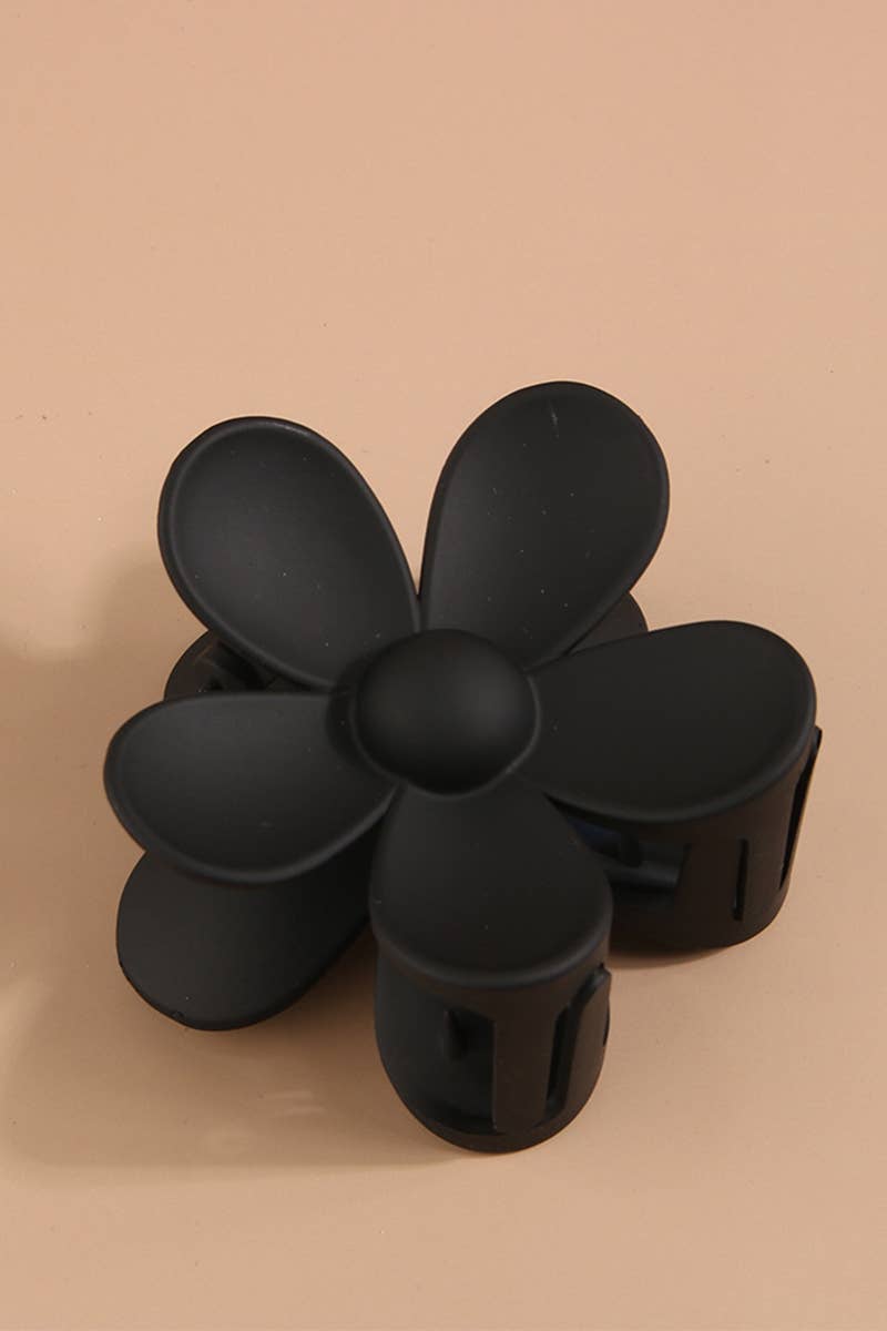 Matte Floral Hair Claw Clip–Cute & Strong Hold