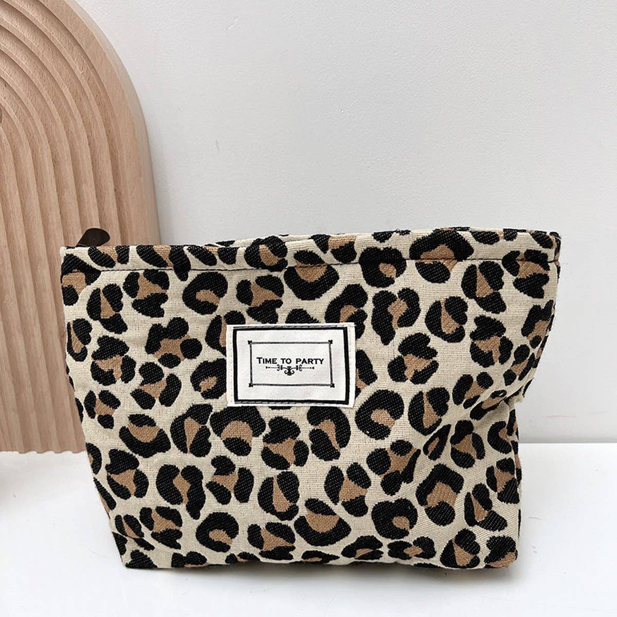 LEOPARD LARGE CAPACITY MAKEUP BAG STORAGE BAG