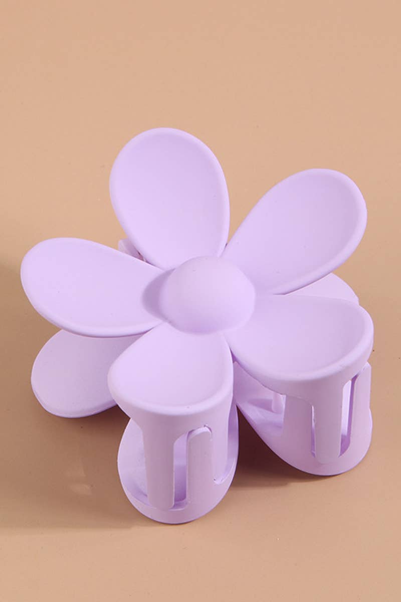 Matte Floral Hair Claw Clip–Cute & Strong Hold