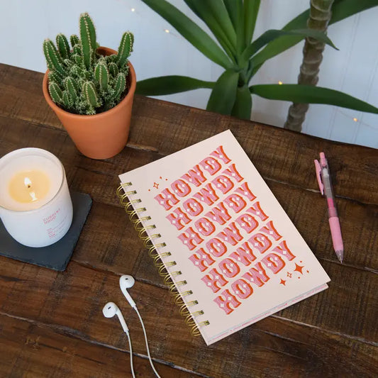 Howdy Partner Medium Spiral Notebook - Studio Oh!