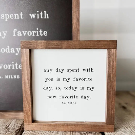 Any Day Spent with You Wall Art