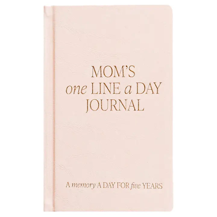 Mom's One Line A Day Leather Journal - Sweet Water Decor