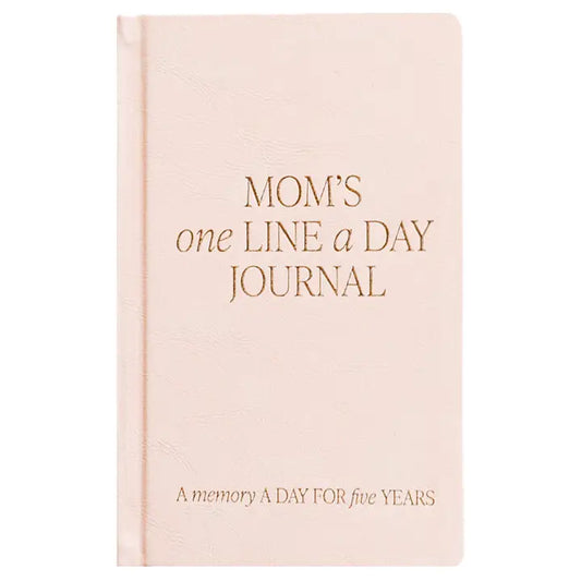Mom's One Line A Day Leather Journal - Sweet Water Decor