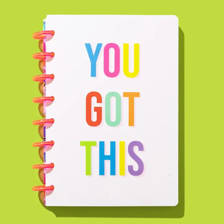 Disc Bound Notebook - "You Got This" - 200 Pages - Taylor E. Designs