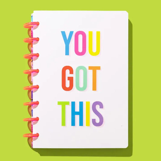Disc Bound Notebook - "You Got This" - 200 Pages - Taylor E. Designs
