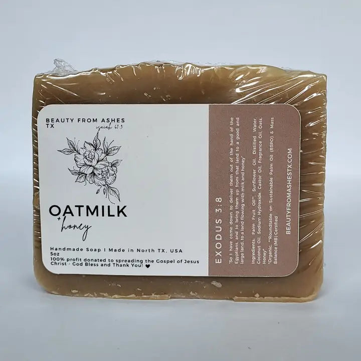 Exodus Oatmilk + Honey Bar Soap - Beauty From Ashes