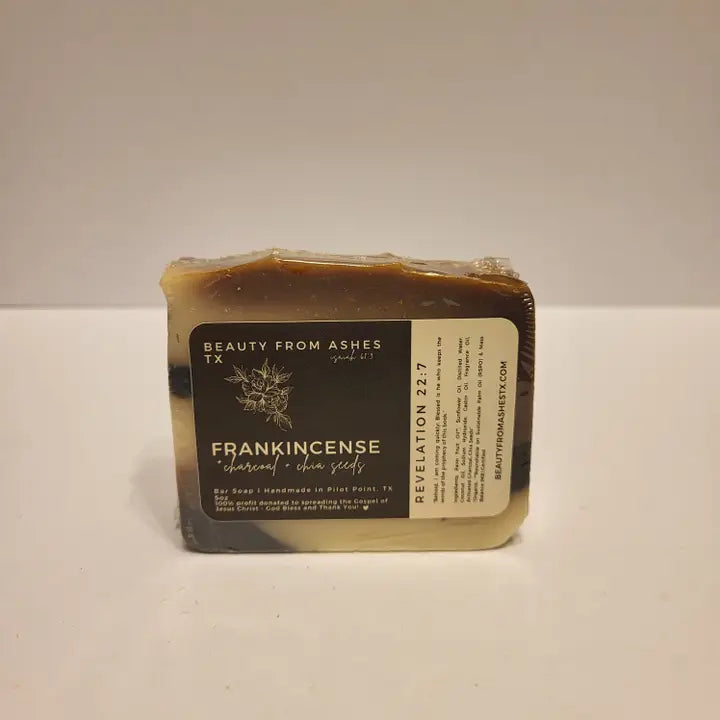 Revelation Charcoal + Chia Frankincense Soap - Beauty From Ashes