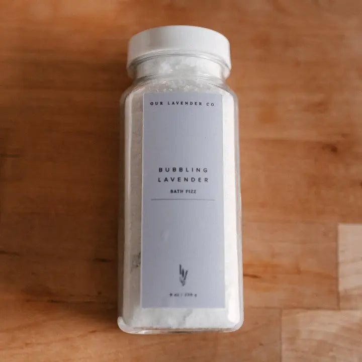 Lavender Bubbling Bath Fizz - Our Lavender Co.