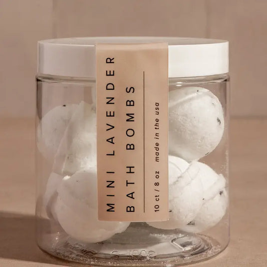 Mini Lavender Bath Bombs - Our Lavender Co.