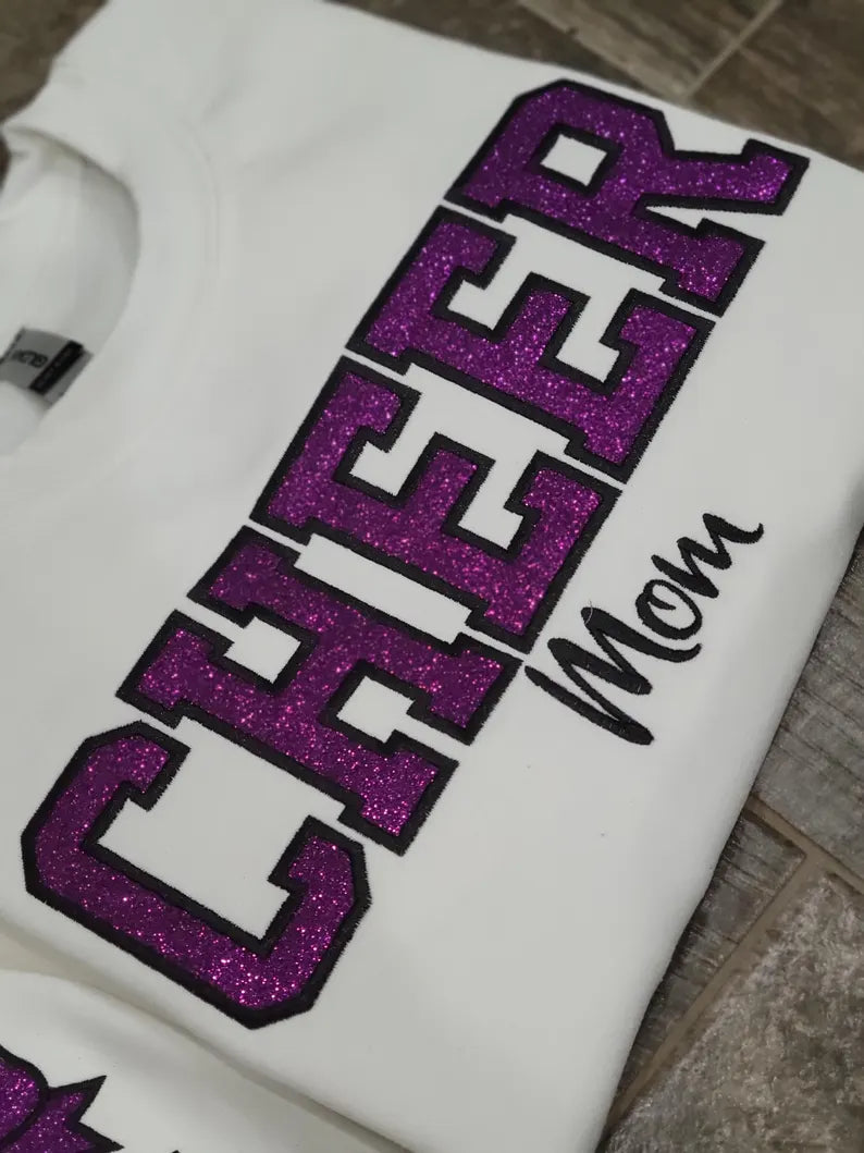 Personalized CHEER sweatshirt - NAME AND COLOR ARE CUSTOMIZABLE-